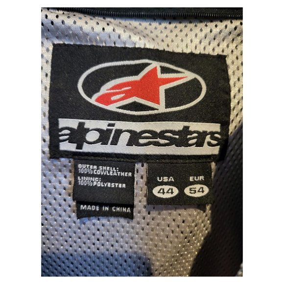 Alpinestars Motorcycle leather armored jacket - Picture 3 of 3